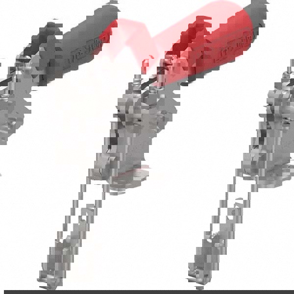 Pull-Action Latch Clamp: Vertical, 500 lb, U-Hook, Flanged Base